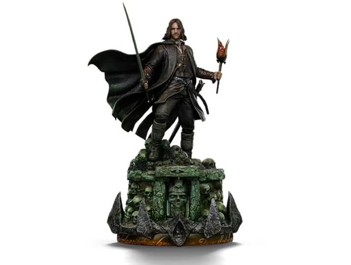 Iron Studios Sammelfigur Art Scale 1/10 Aragorn entfesselt Der Herr der Ringe Polystone Mehrfarbig 31,5 cm