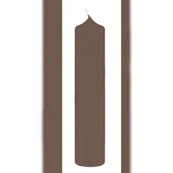 Kopschitz Kerzen Altar Kerze Mocca 10% BW Anteil (Bienenwachs Kerzen) 25 x 10 cm im XXL Format