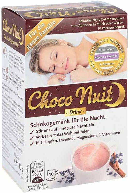 Choco Nuit Gute-nacht-schokogetränk Pulver