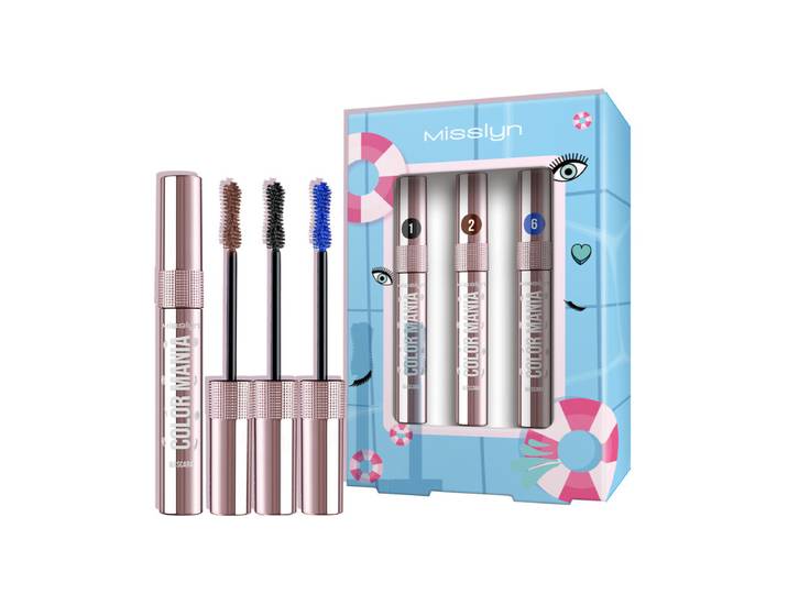 MISSLYN Color Mania Coffret de mascara noir + marron + bleu océan - n° 1