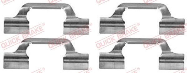 Quick Brake Zubehörsatz, Scheibenbremsbelag 109-1685