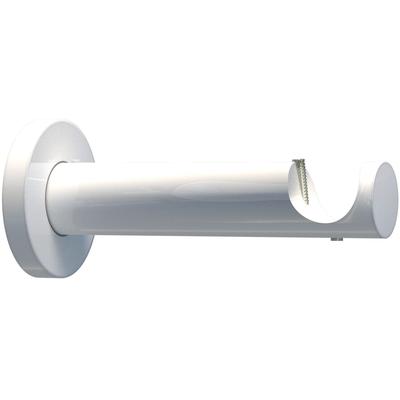 Kombiträger INDEKO, weiß, Ø:2cm, Gardinenstangenhalterungen, Ø 20 mm für Vorhangstangen und Innenlaufsysteme