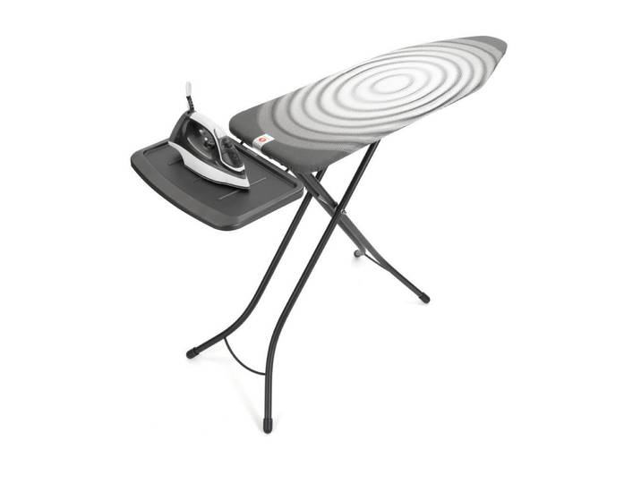 Brabantia Bügelbrett, Grau, Weiss, Textil, 38x124x7.5 cm, Haushalt & Reinigung, Wäschepflege, Bügelbretter & Bezüge