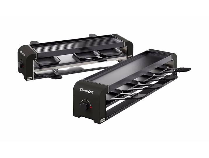 Stöckli CheeseGrill 4 Connect Black Set Raclettegerät – Tischgrill – schwarz