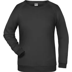 James & Nicholson Damen Raglan Sweater Sweatshirt JN793 black XL
