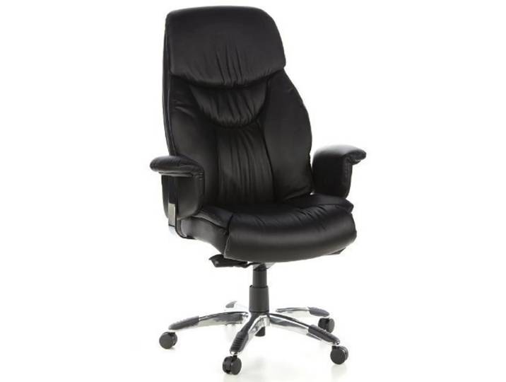 PRADO Leder - Luxus Chefsessel Schwarz