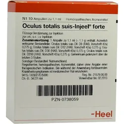 OCULUS totalis suis Injeel forte Ampullen 10 St Ampullen
