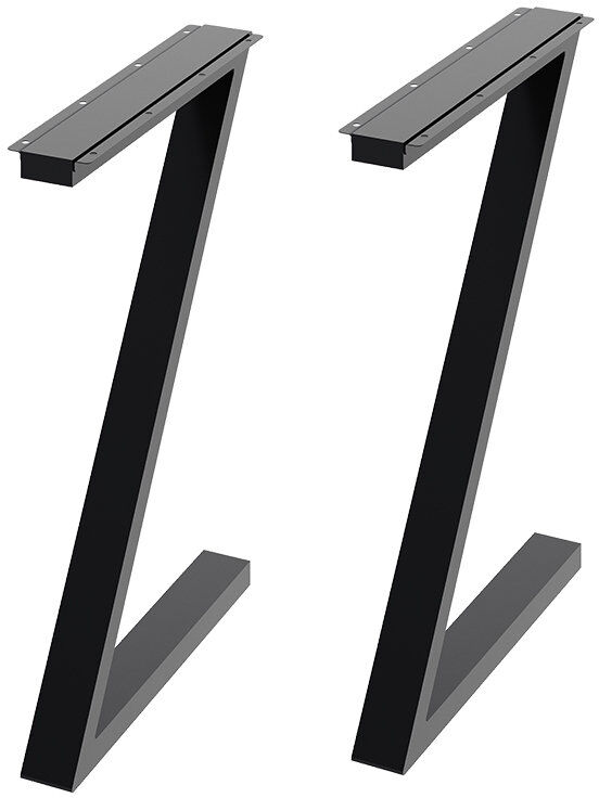 Borough Wharf Andreiana Table Leg Black 71cm H x 50cm W x 7cm D