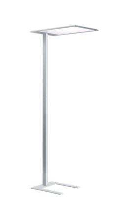 LED Stehleuchte PiL, dimmbar per Taster, direktes/indirektes Licht, 94 W, 11430 lm, 4000 K, grau