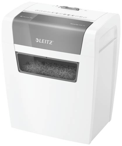 Leitz IQ Home P4 Aktenvernichter 6 Blatt Partikelschnitt 4 x 28mm P-4 15l Vernichtet auch Büroklammern, Heftklammern