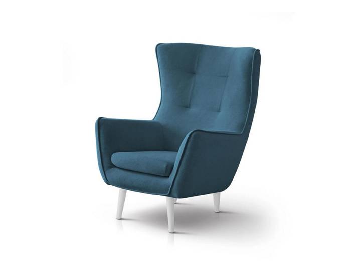 Beautysofa Sessel Moderner, stilvoller, sehr bequemer Hochstuhl Louis (B:82/H:107/T:93cm)