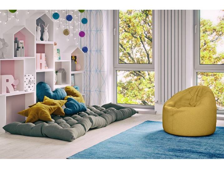 Sitzsack Jenna - Senfgelb - Luxusbetten24