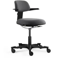 hjh OFFICE Arbeitsstuhl WORK 40 Stoff mit Armlehnen