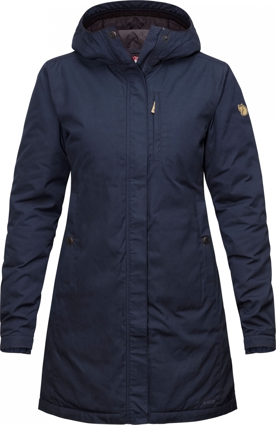 Fjällräven Kiruna, Mantel, Anorak, Weiblich, Baumwolle, Polyester, Navy, Erwachsener