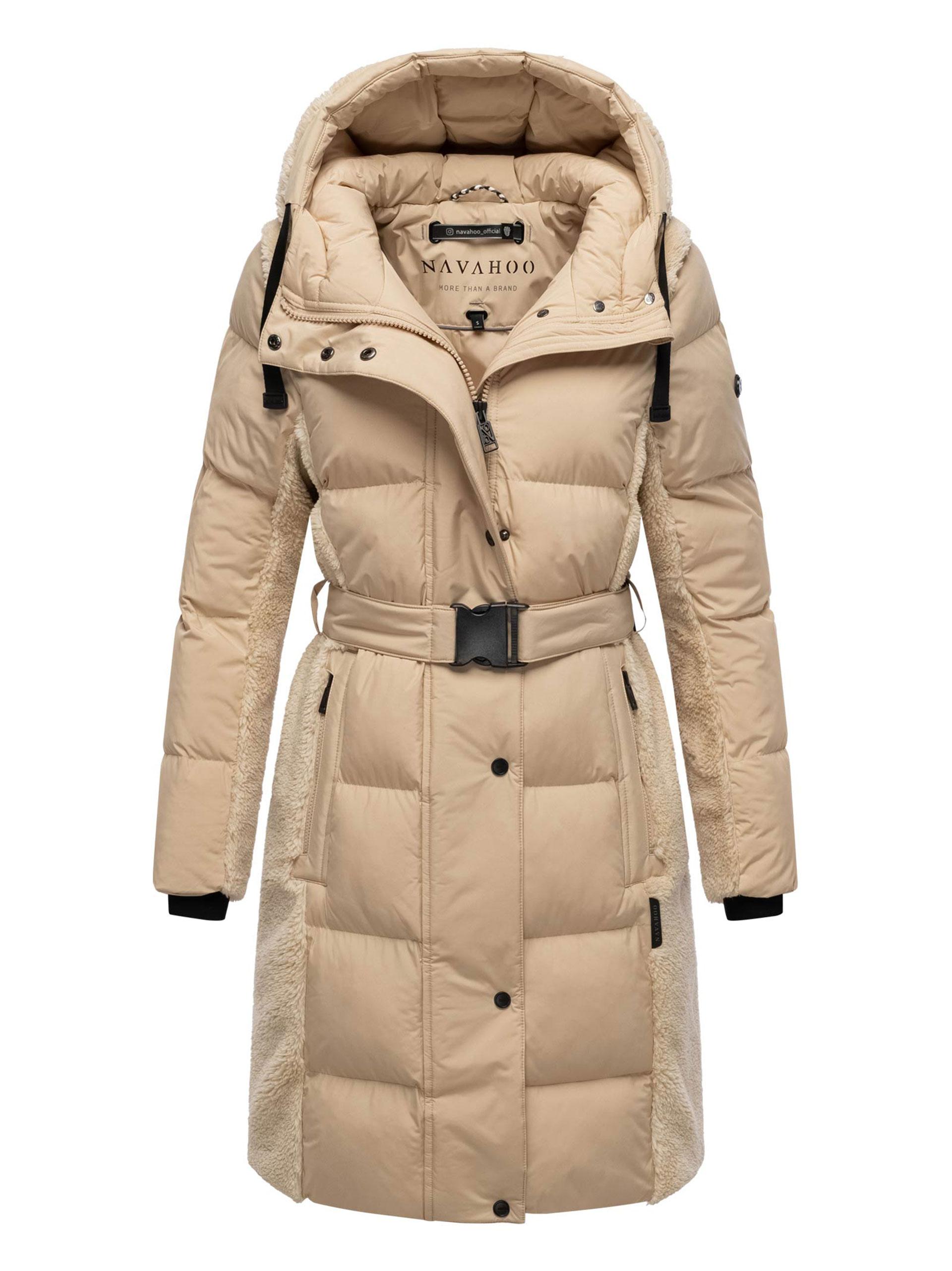 Navahoo Damen Wintermantel Funkelteddy – stilvoll, warm & modern