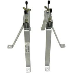 Televes Mauerhalterung Wa:22.5cm Rohrdurchm. b.60mm (1Paar) MAHA60225, TV Zubehör, Silber