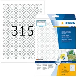 Herma 7875er-Pack ablösbare Etiketten »4385« weiß