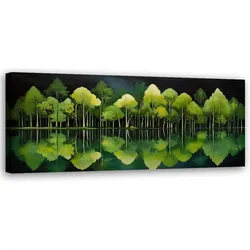 WANDBILD waldnatur grüne landschaft