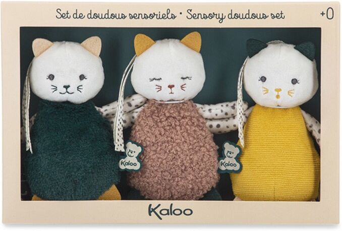 Stimuli : Doudous sensoriels pour bébé (Set de 3) - Kaloo