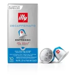 600 ILLY DECAFFEINATO Kaffeekapseln aus Aluminium kompatibel mit NESPRESSO