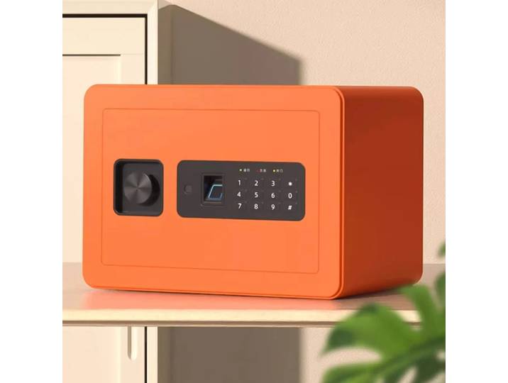 Table de chevet moderne en acier avec coffre-fort dissimulé pour chambre à coucher – Protection de sécurité intégrée pour argent et objets de valeur