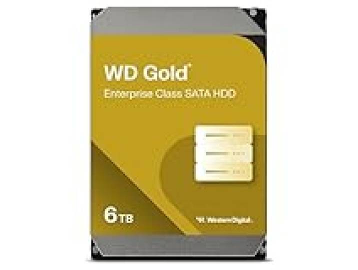 Western Digital WD6004FRYZ Disque Dur Interne WD Gold Enterprise Class 7200 TR/Min, SATA 6 Go/s, Cache 256 Mo, 3,5