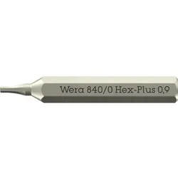 Wera 840/0 Micro Bits Hex-Plus für Innensechskantschrauben, 0,9 x 30 mm - 05058108001