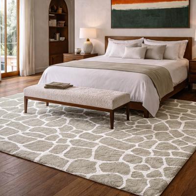 Addison Rugs Premium Washable Super Soft Animal Giraffe Dream Shag Rug