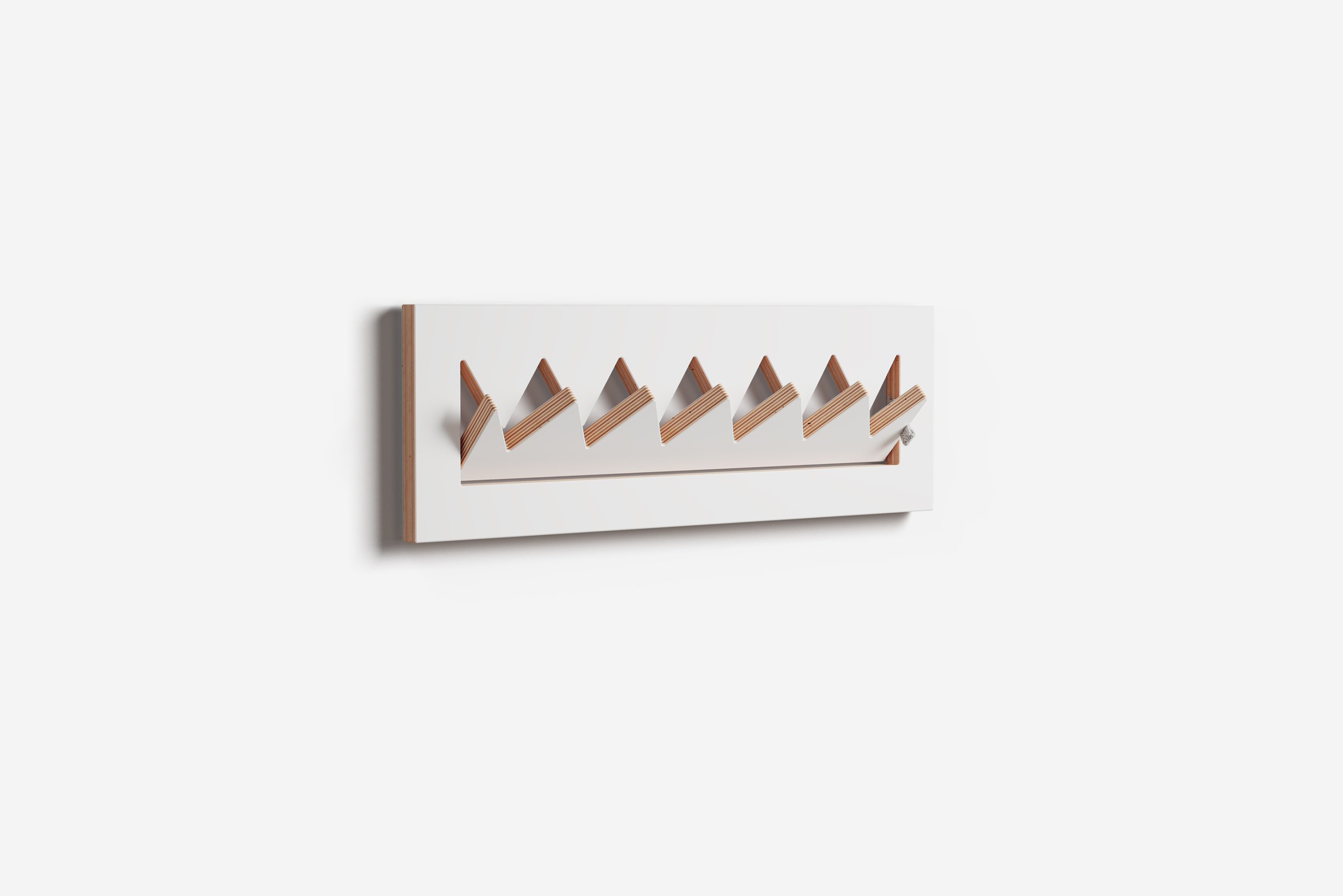 Ambivalenz Fläpps Garderobe Crownhäng 60x20-1 (weiß) weiß FL360002