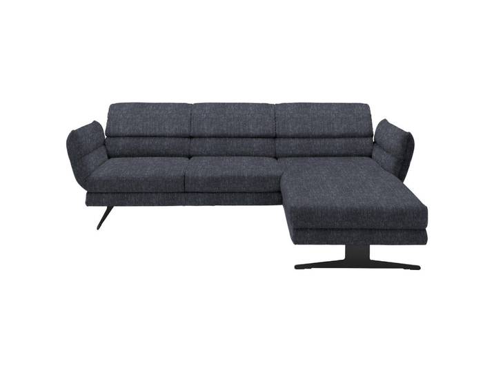 Dieter Knoll Ecksofa, Grau, Metall, 3-Sitzer, Ottomane rechts, L-Form, 176-217x259-307 cm, Typenauswahl, Fußauswahl, Stoffauswahl, planbar, Relaxfunktion, seitenverkehrt erhältlich, Rücken echt, individuell USB-Anschluss, Wohnzimmer, Sofas & Couches, Wohnlandschaften, Ecksofas