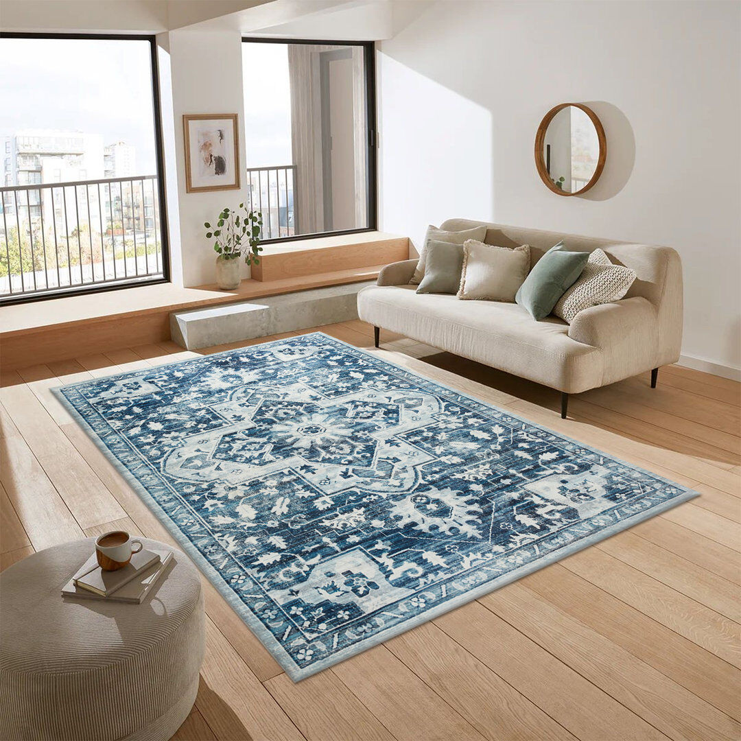 Oxford Homeware Oriental Shag Washable TRANQUIL Rectangle 160 x 230 cm