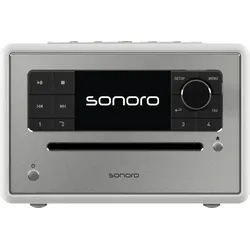 SONORO Elite Kompaktanlage (Weiß Hochglänzend)