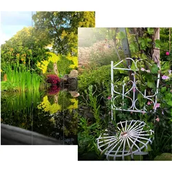 HTI-Living Paravent Garten