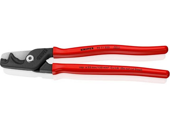 KNIPEX StepCut XL Kabelschere 95 11 225 rot Länge 225mm (95 11 225)