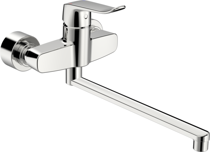 Hansaclinica Waschtischarmatur 01546283 Wandmontage, Ausladung 377 mm, chrom