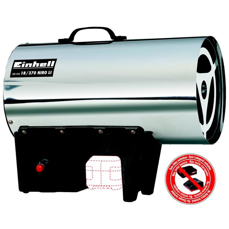 EINHELL Heißluftgenerator GE-HG 18/370 Niro Li-Solo Power X-Change 16882787