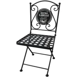 HTI-Living, Gartentisch + Balkontisch, Bistro Set Celia mit Tisch und 2 Stühlen Motiv Bistro (57 x 68 cm)