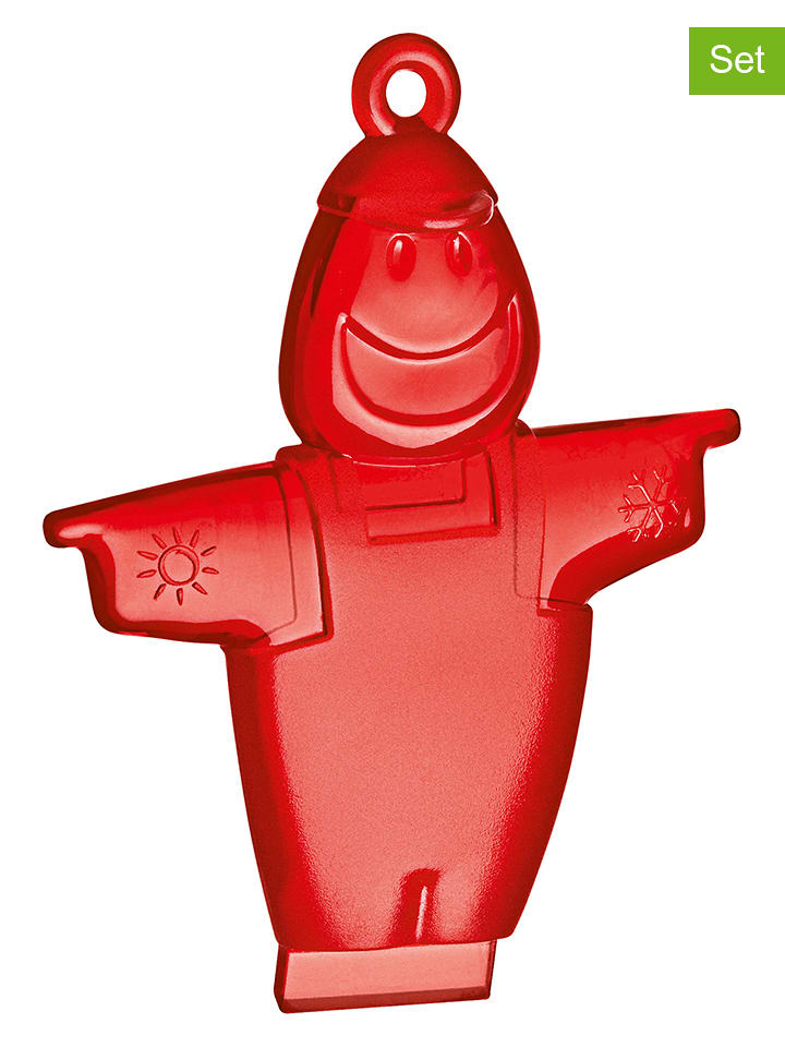 koziol 3er-Set: Reifentiefenmesser "Horst" in Rot - onesize