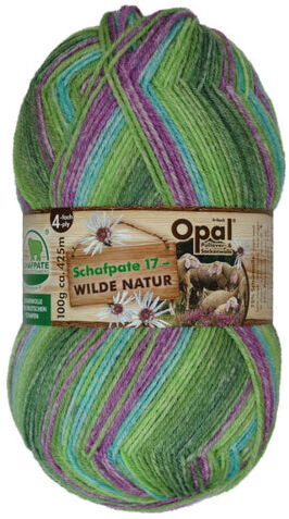 Opal Sockenwolle "Schafpate 17 – Wilde Natur", 4-fach