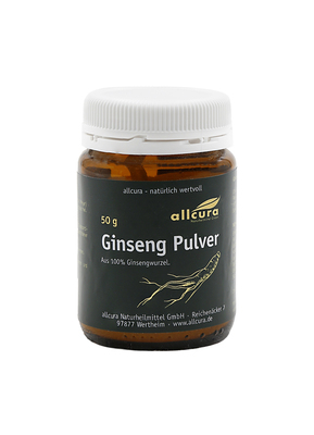 allcura Naturheilmittel GmbH GINSENG PULVER 50 g 12144951