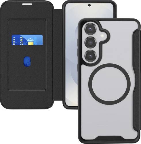 4Smarts Booklet Samsung Galaxy S26+ Schwarz, Transparent Induktives Laden 541779