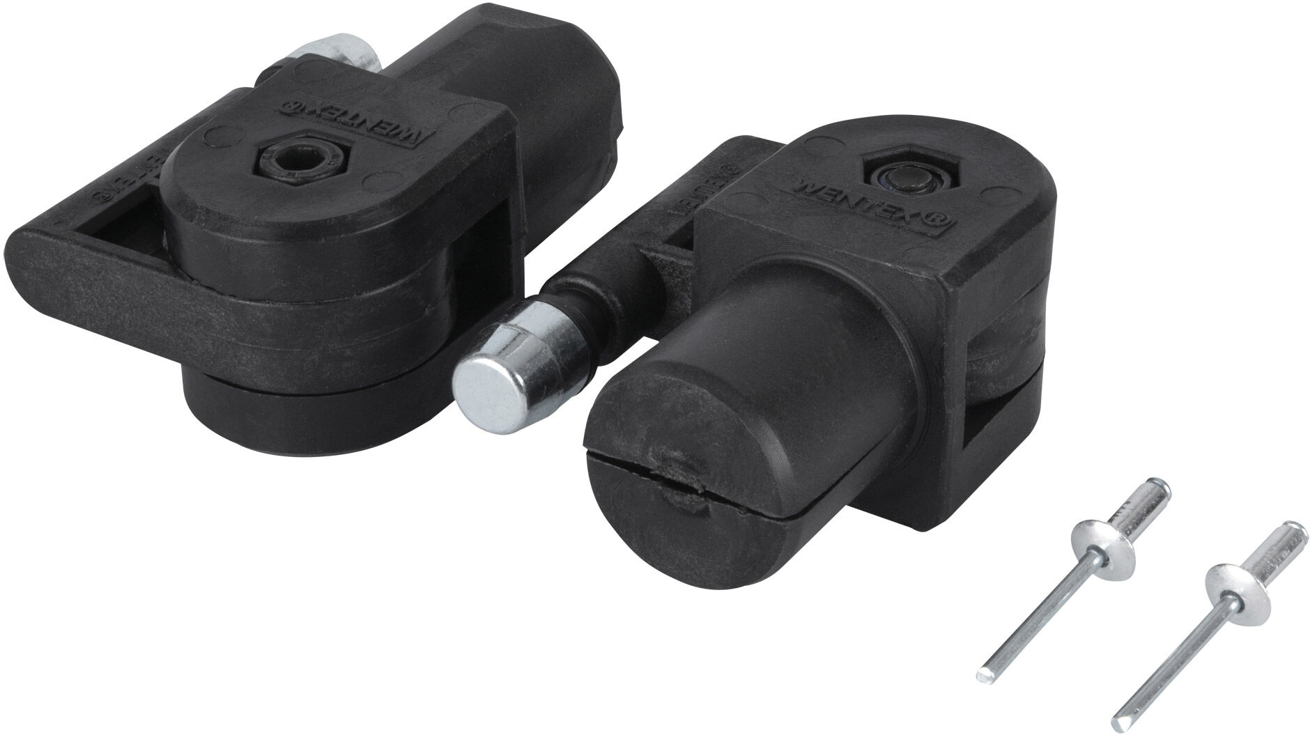 Wentex Innovative Systems (Rund) Vorhanghalter-Adapter-Set Innen-Ø 31 Mm – Außen-Ø 36 Mm – Schwarz