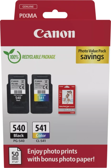 Canon Tintenpatrone PG-540 + CL-541 Multipack, 180 Seiten