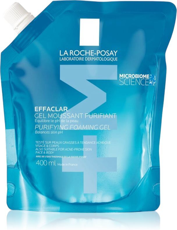 La Roche-Posay Effaclar tiefenreinigendes Gel für fettige und empfindliche Haut Ersatzfüllung 400 ml