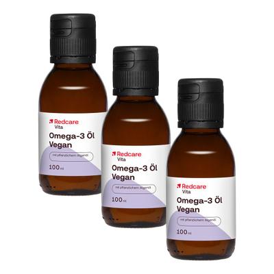 Redcare Omega-3 OEL Vegan x3 3x100 ml Öl