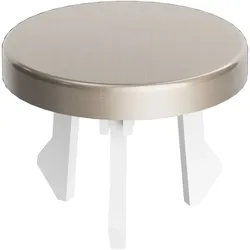 VitrA Zubehör Waschtisch Überlaufclip rund Nickel gebürstet,A4516634 A4516634