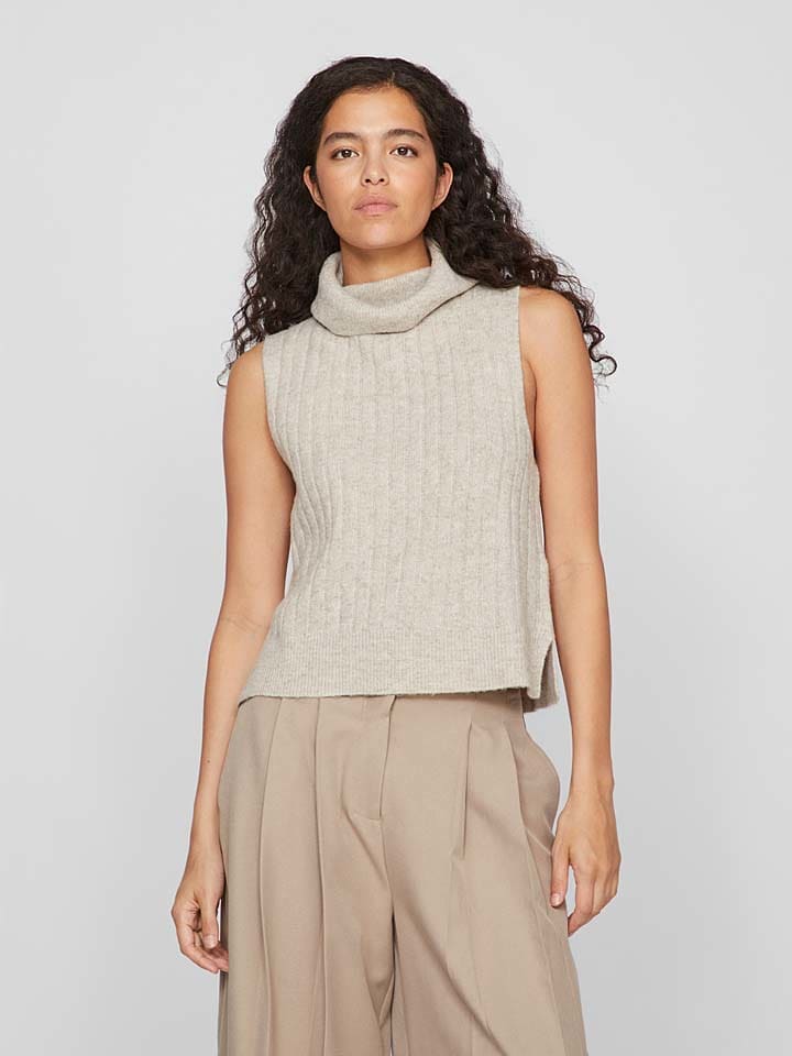Vero Moda Pullunder in Beige - S