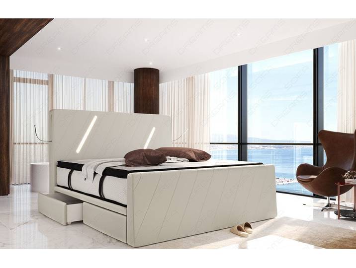 Boxspringbett Toulon Stoffbezug