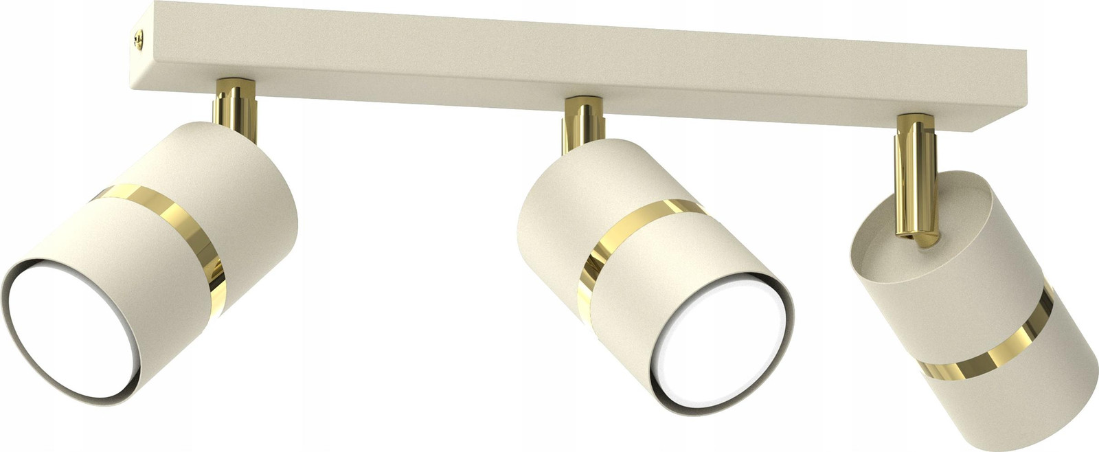 Moonlight Plafondlamp Kandelaber Beige en Goud met Led GU10 Spotlamp