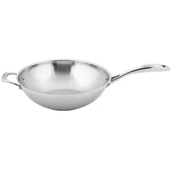 Scanpan Ø 32 cm - Rustfrit stål - Egnet til alle komfurtyper, Pfanne + Kochtopf, Silber